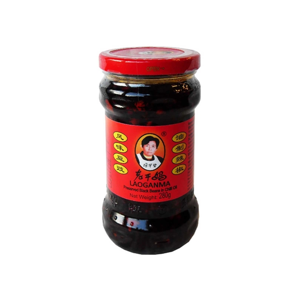 Buy Lao Gan Ma Black Beans in Chilli Oil ( 老干媽風味豆豉 ) in UK