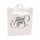 White SOS Carrier Bags-Large(11x16x13